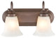 2 Light 14" Bronze Vanity Light