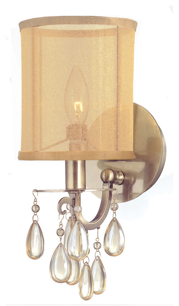 Traditional Hampton 1-Light Brass Sconce