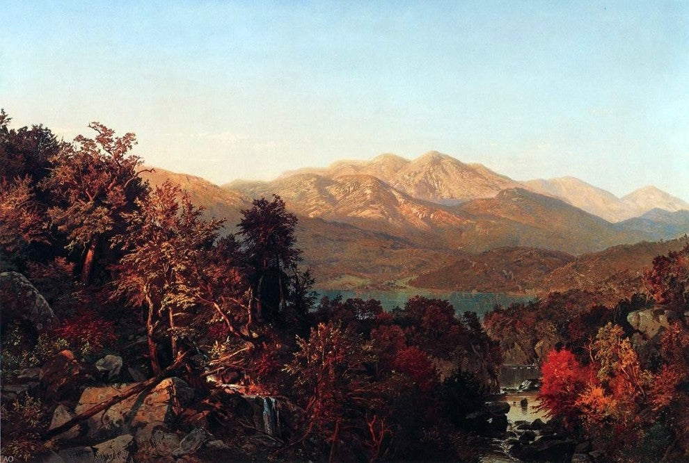 William Trost Richards Autumn in the Adirondacks Wall Decal