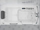 Left Drain Fully Loaded Walk-in Bathtub With Air and Water Jets, 2753 V2 Right Drain