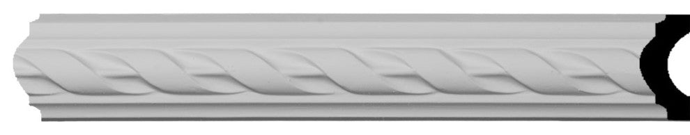 1 5/8"H x 3/4"P x 94 1/2"L Jackson French Ribbon Panel Moulding