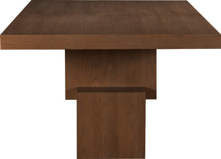 Anzio Oak Veneer Dining Table, Brown