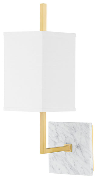Mikaela 1-Light Wall Sconce Aged Brass