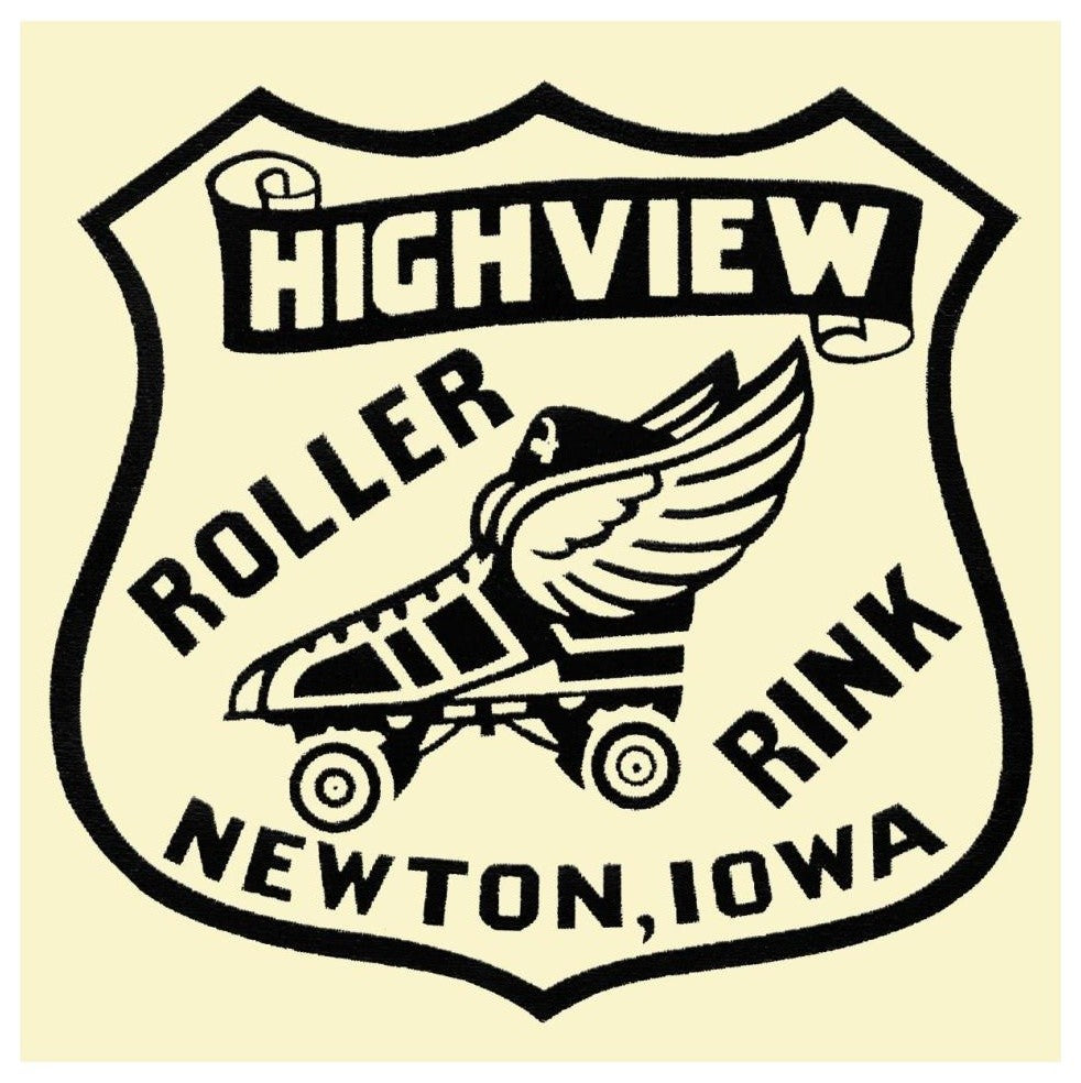 "Highview Roller Rink" Digital Paper Print by Retrorollers, 38"x38"