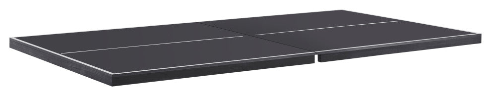 Black Table Tennis Conversion Top With Wooden Frame