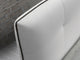 Aria Queen Storage Bed in White PU Leather