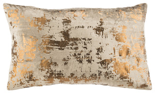 Safavieh Edmee Metallic Pillow, Brown/Copper