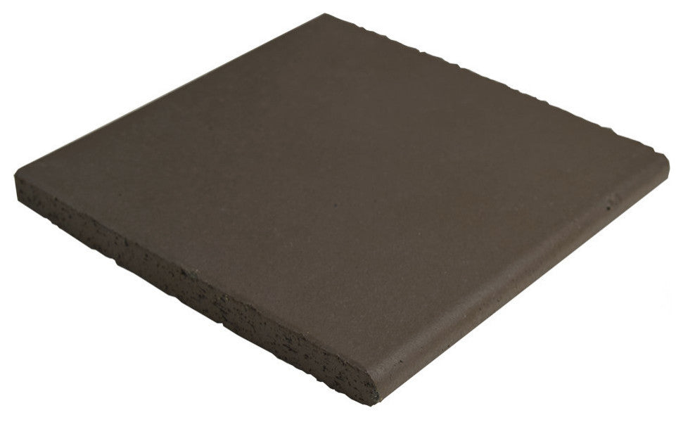Quarry Bullnose Black Ceramic Floor and Wall Trim