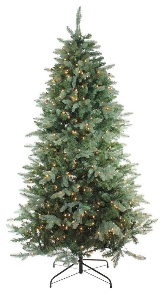 Washington Frasier Fir Slim Christmas Tree, Clear Lights