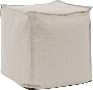 Howard Elliott Prairie Linen Square Pouf