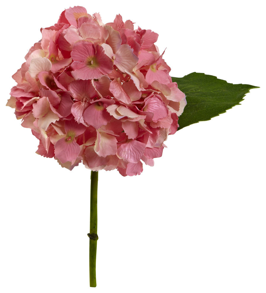 Nearly Natural 12" Hydrangea Artificial Flower (Set of 12)