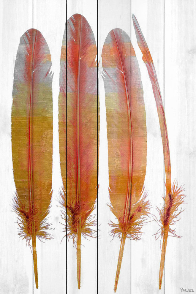 "Berea" UV Ink Print on White Wood, 30"x45"