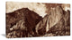"Yosemite Waterfall Panorama" Seashore Canvas Art, 32"x16"