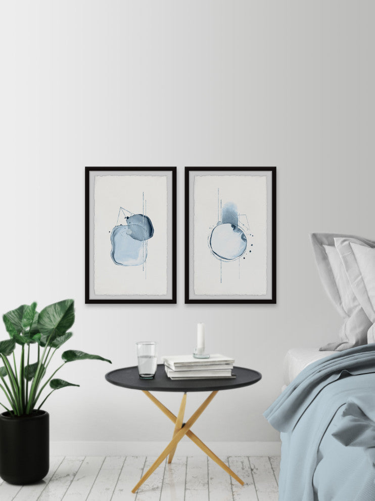 Afterthought Diptych, Set of 2, 30x45 Panels