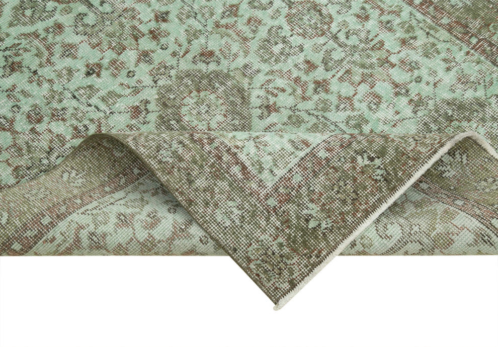 Rug N Carpet - Handwoven Anatolian 3' 7" x 6' 7" Antique Small Area Rug