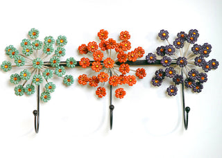 Sculptural Flower Hooks