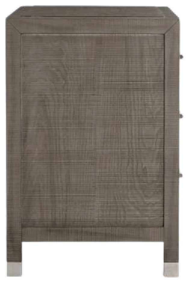 Gray Ash Wood Nightstand | Andrew Martin Raffles
