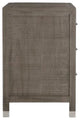 Gray Ash Wood Nightstand | Andrew Martin Raffles