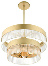 Livex Lighting Norwich 7 Light Soft Gold Chandelier