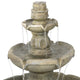 Sunnydaze Birds' Delight Outdoor Garden Water Fountain Bird Bath, 35"