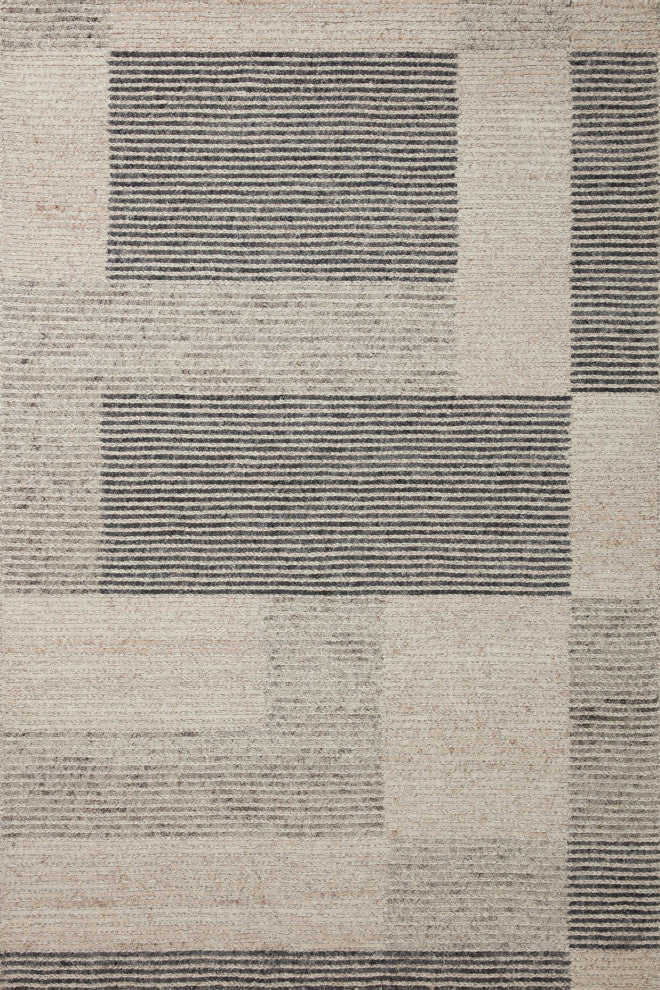 Loloi Stiles Dove / Ink 18" x 18" Sample Rug