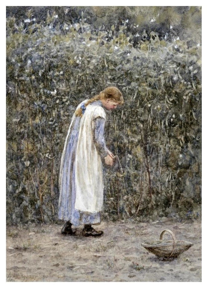 "The Young Gardener" Digital Paper Print by Helen Allingham, 18"x24"