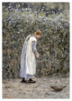 "The Young Gardener" Digital Paper Print by Helen Allingham, 18"x24"