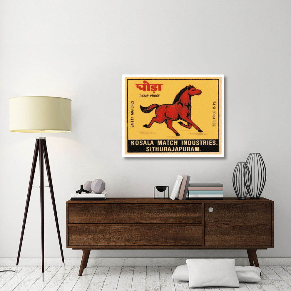 "Kosala Match Industries Safety Matches" Print by Phillumenart, 42"x34"