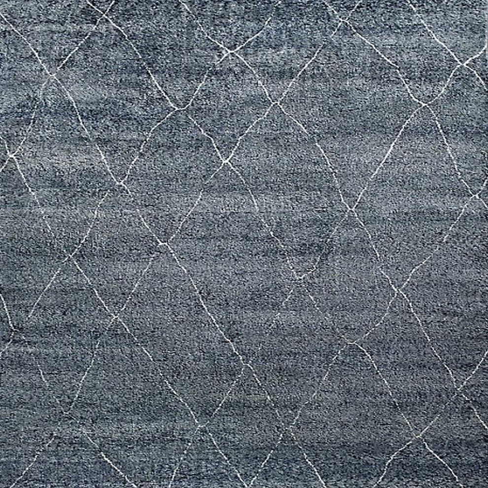 Ahgly Company Indoor Square Mid-Century Modern Area Rugs, 7' Square