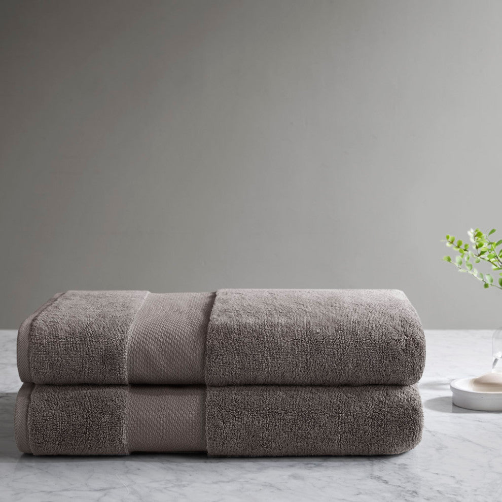 Madison Park Signature Turkish 100% Cotton Bath Sheet 2 Piece Set
