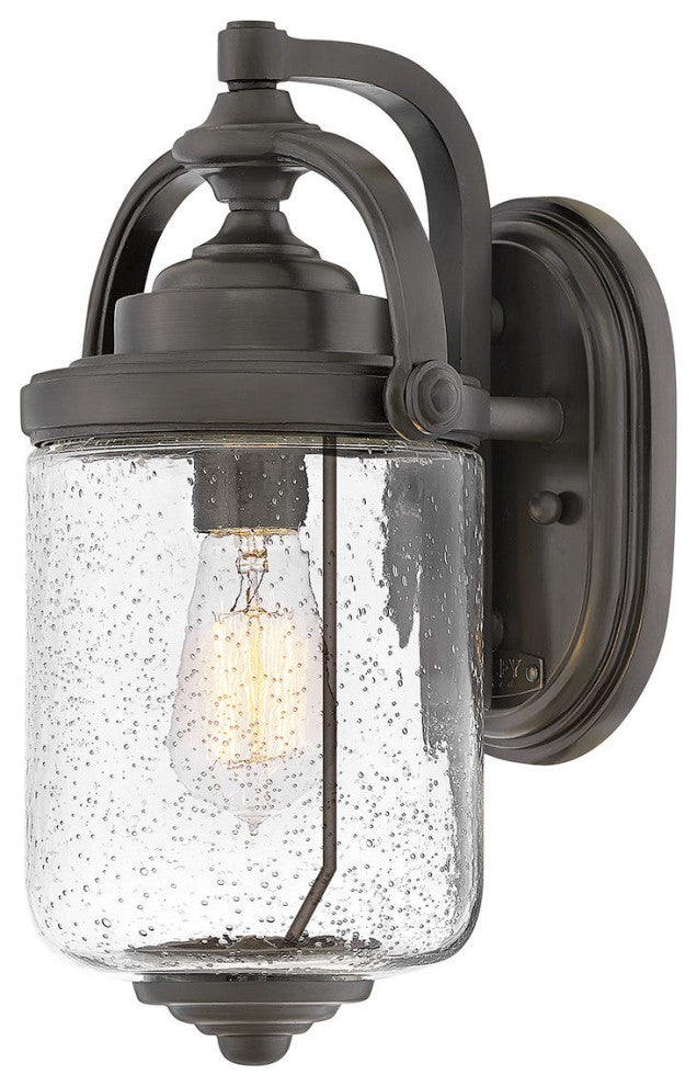 Hinkley Willoughby Medium Wall Mount Lantern, Oil Rubbed Bronze