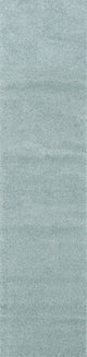 Haze Solid Low-Pile Runner Rug, Light Blue, 2 X 10
