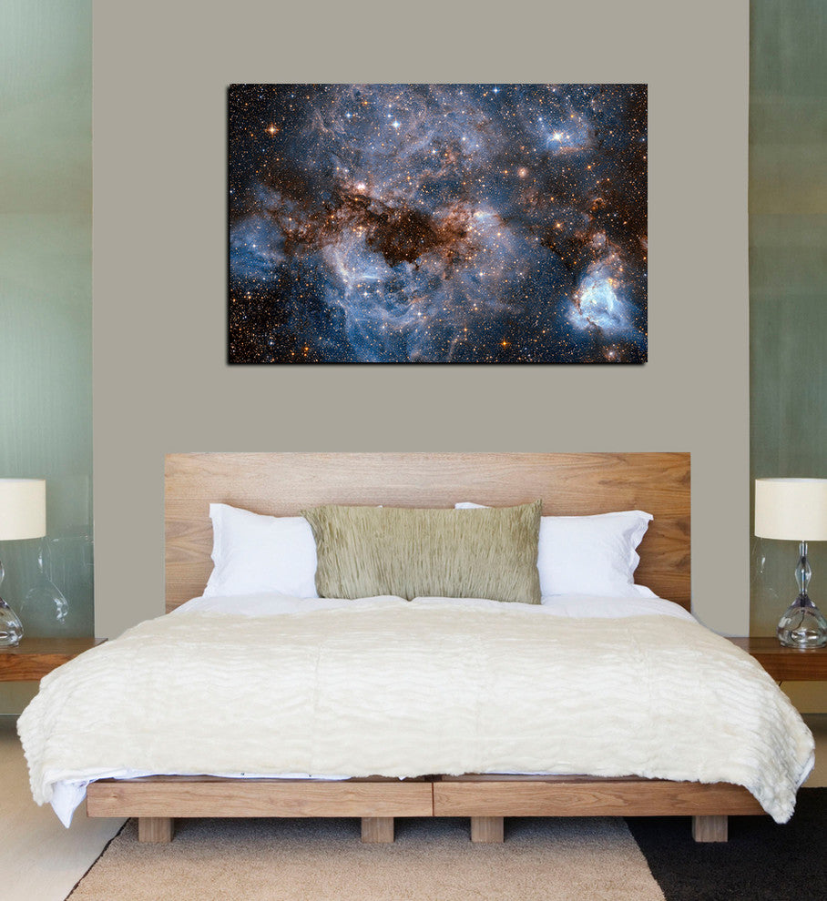 Epic Graffiti "Maelstrom Cloud" Hubble Space Telescope Giclee Canvas, 12"x18"