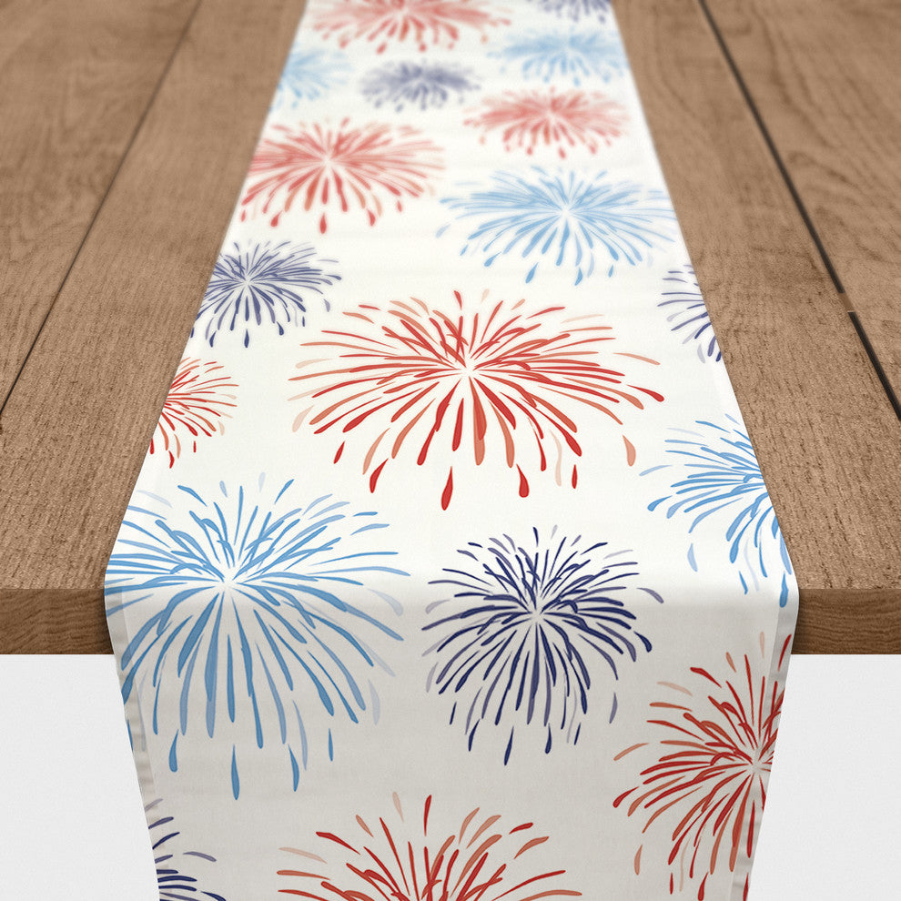 Fireworks Pattern 16x90 Table Runner