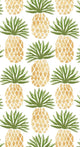 18"x30" Pineapple Stripes, Geometric Print Kitchen Towel, Green