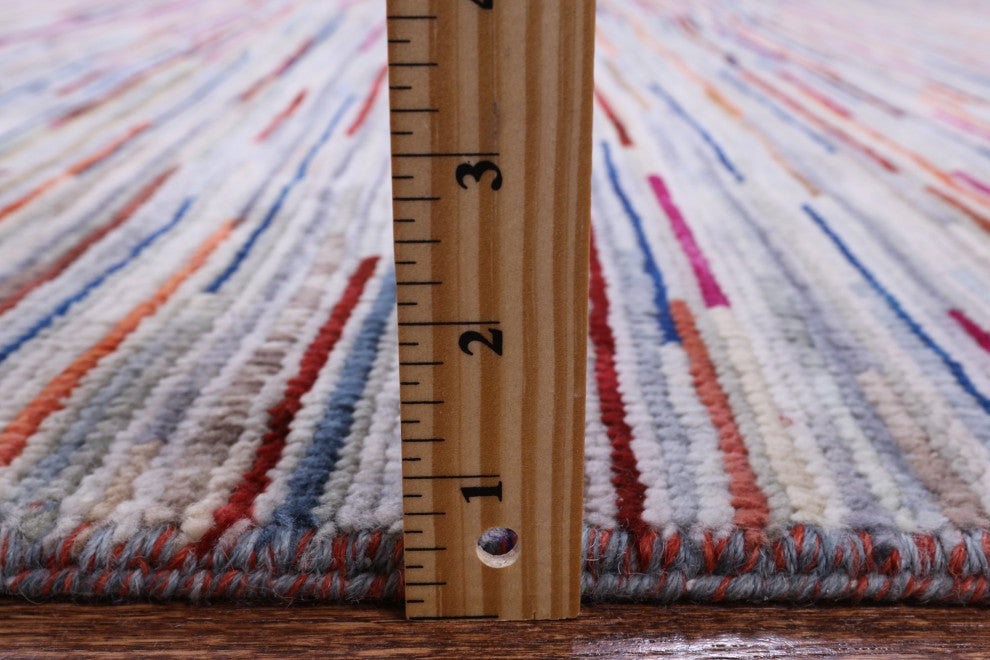 8' 10" X 11' 11" Persian Gabbeh Hand Knotted Wool Rug Q8605