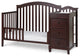 Kali 4-in-1 Convertible Crib, Espresso, With Changer (3 Drawers)