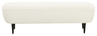 Denise Cream Boucle Bench