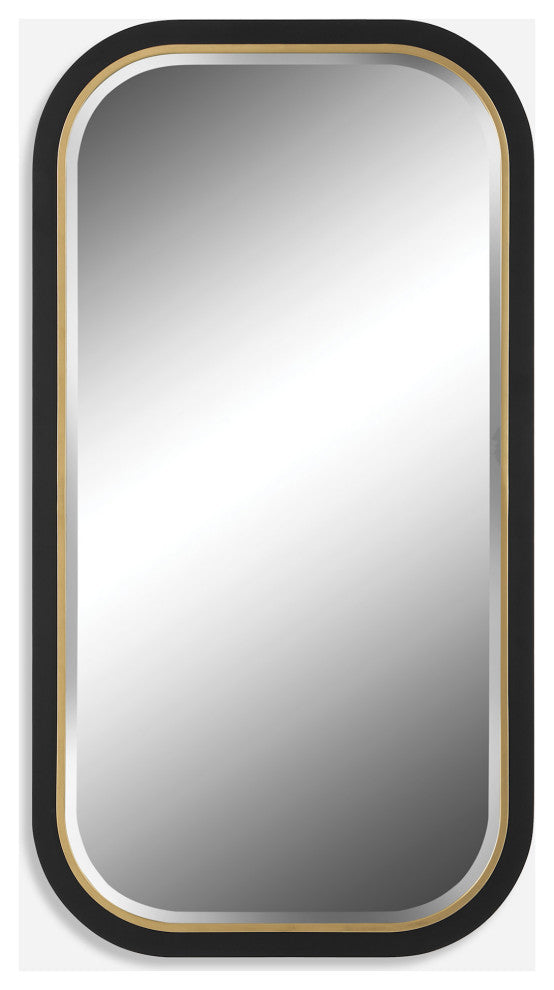 Uttermost 09880 Nevaeh 23-1/4"W x 43-1/4"H Rectangular Beveled - Gold