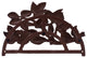 Garden Hose Holder, Birds In Bush, Cast Iron, 12.5" Long