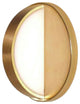 5W Wall Sconce, Aged Brass with White Acrylic Diffuser