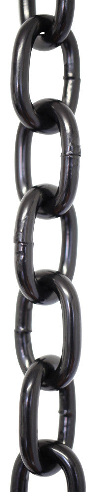 RCH Hardware Steel Standard Link Chandelier Chain, 3', Black, W30