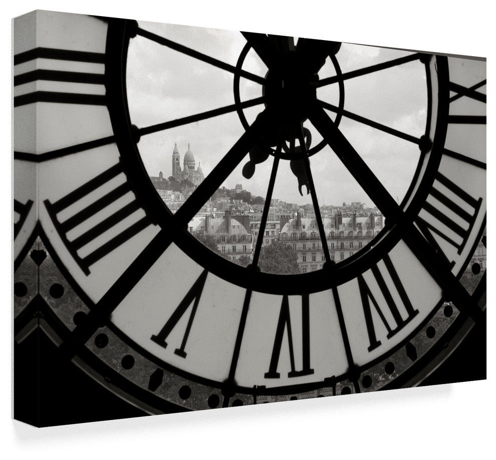 "Big Clock" by Chris Bliss, Canvas Art, 16"x24"