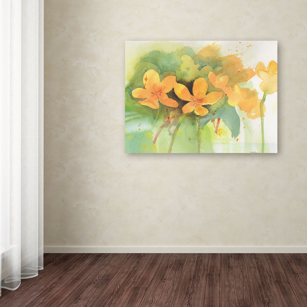 'Marigold Moment' Canvas Art by Sheila Golden