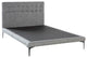 Stratton Full Foundation & Headboard, Bell Basic Gray