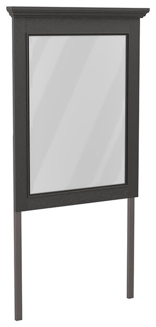 Farmhouse Basics Mirror, Rustic Black