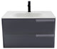 Aquamoon Garda 30" Bathroom Vanity Cabinet, Gray