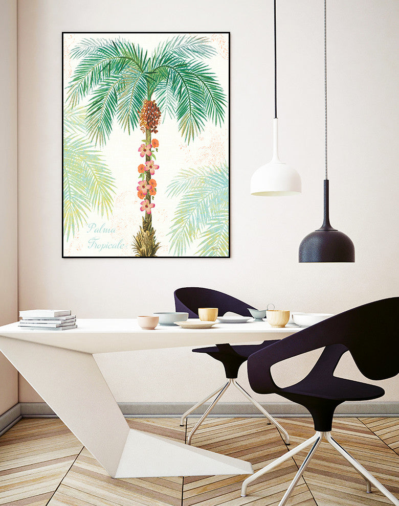 "Flamingo Tropicale Iii" Art Block Framed Canvas, 30"x40"