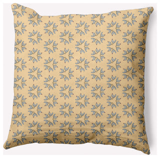 Chickens-go-round Easter Indoor/Outdoor Throw Pillow, Corn Yellow, 20x20"