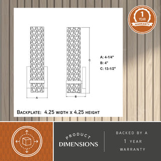 Vaxcel Vilo 1-Light Wall Light, Satin Nickel